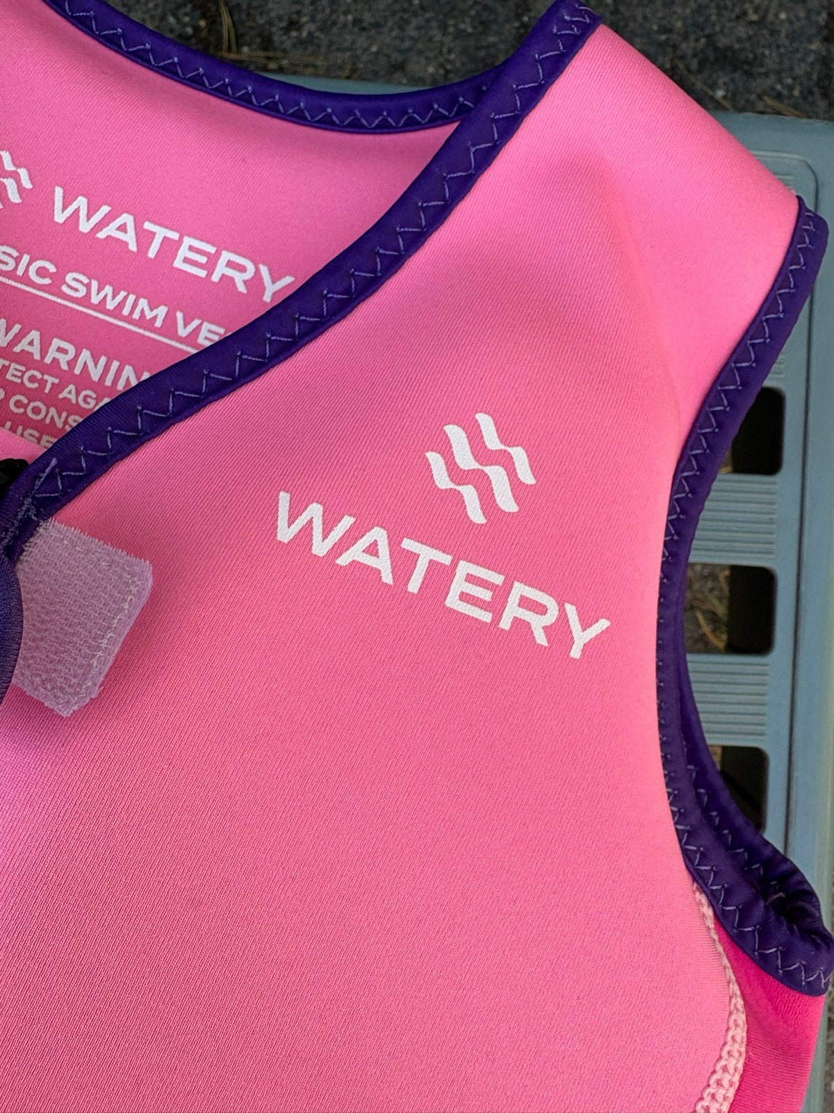 Watery Zwemvest Roze Maat M (19-30 kg), Meisje, Overige maten, Ophalen of Verzenden, Zo goed als nieuw