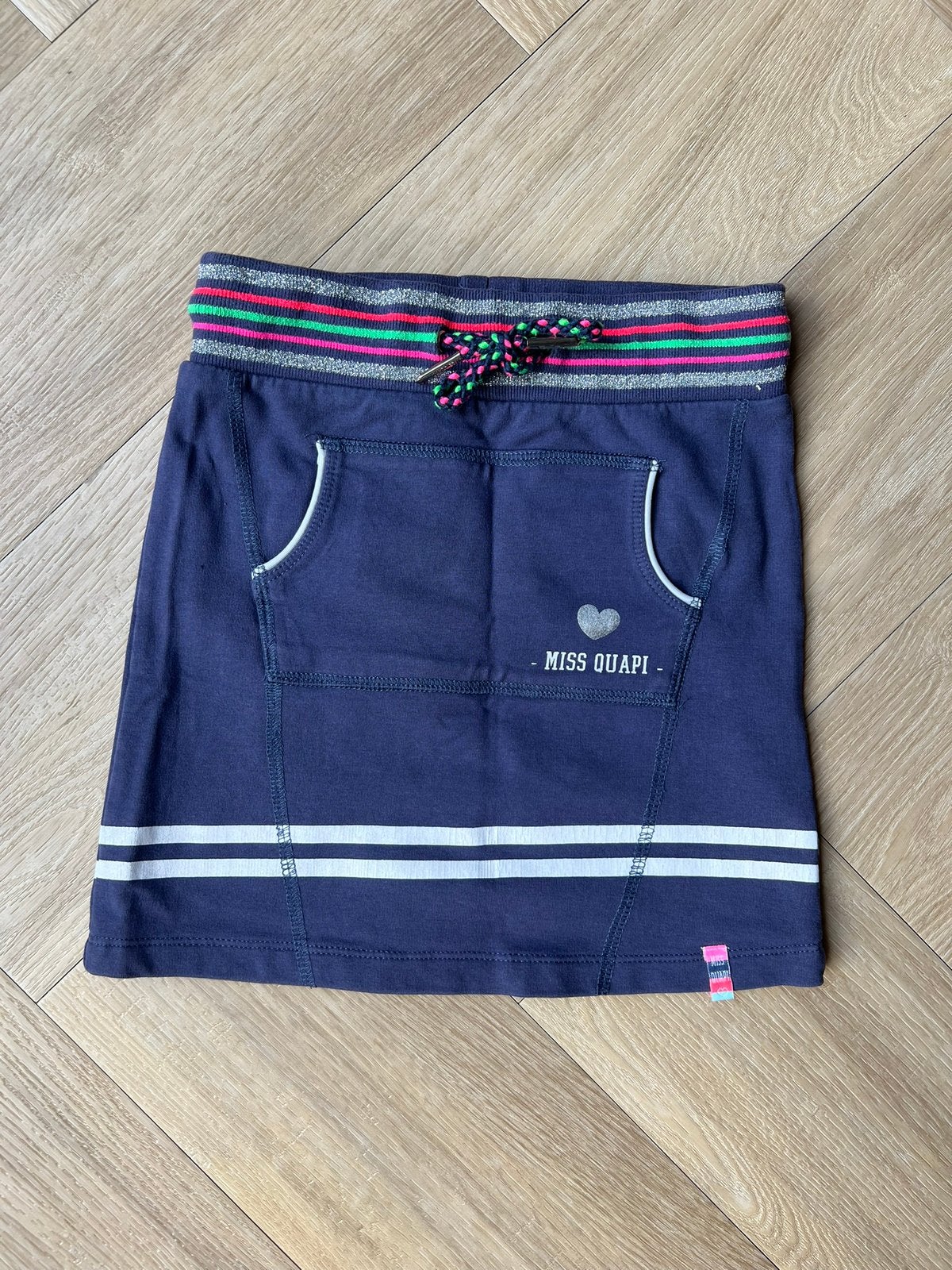 Rokje, Quapi, blauw, maat 110 / 116, Kinderen en Baby's, Kinderkleding | Maat 110, Meisje, Ophalen of Verzenden, Zo goed als nieuw
