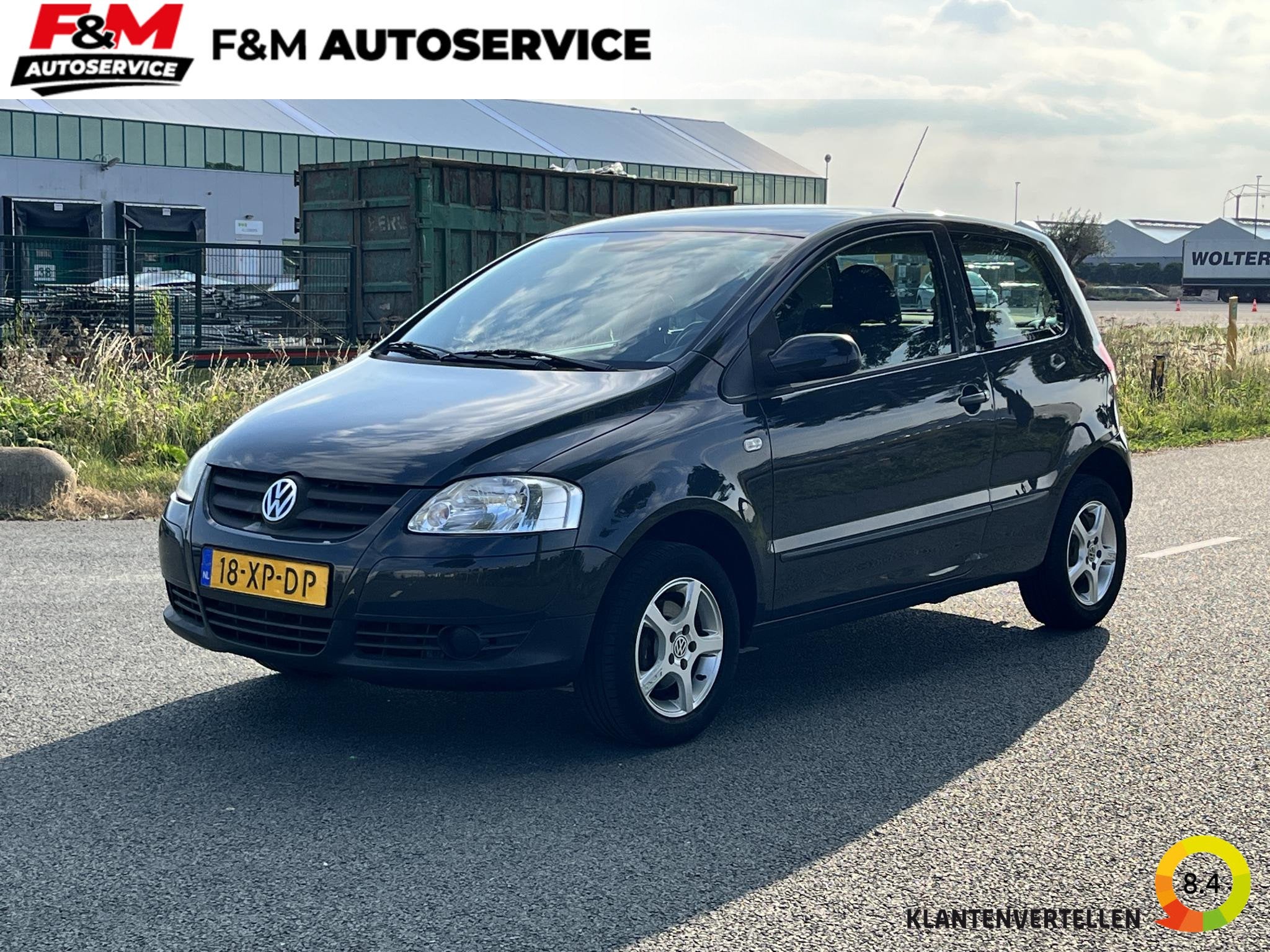 Volkswagen Fox 1.2 Trendline, Auto's, Volkswagen, Voorwielaandrijving, Stof, Zwart, 4 stoelen