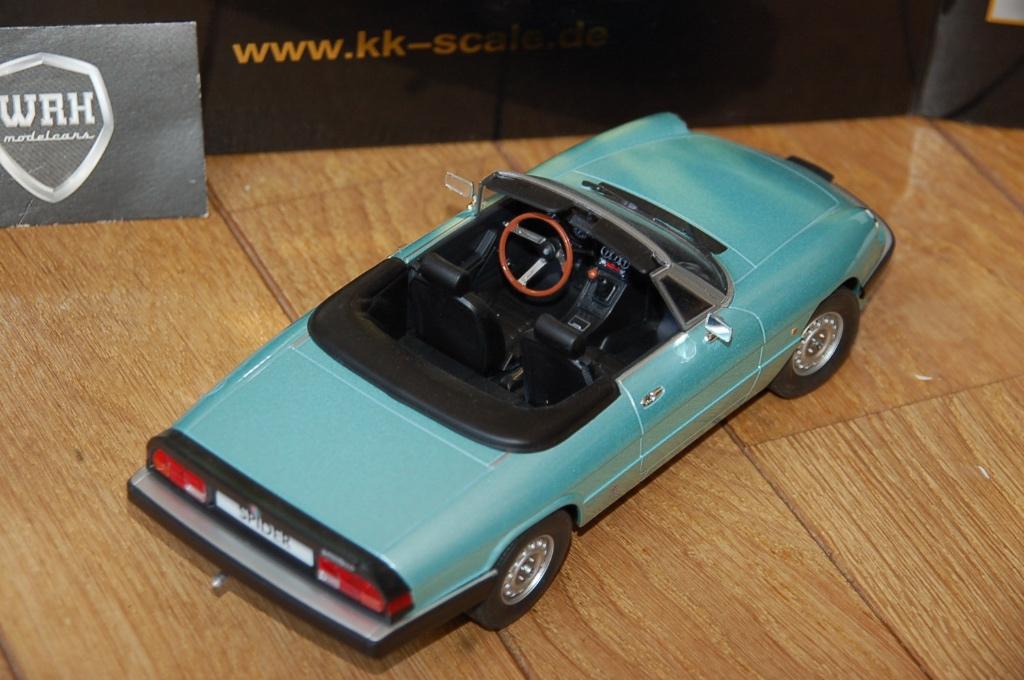 1:18 ALFA ROMEO SPIDER TYPE 3 gummilippe KK models WRH, Verzenden, Zo goed als nieuw, Auto, Overige merken