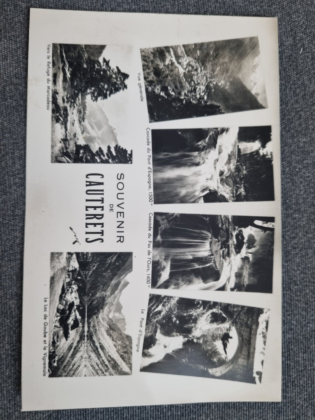 Oude ansichtkaart Souvenir de Cauterets (H-P), Ophalen of Verzenden, Voor 1920, Ongelopen, Frankrijk