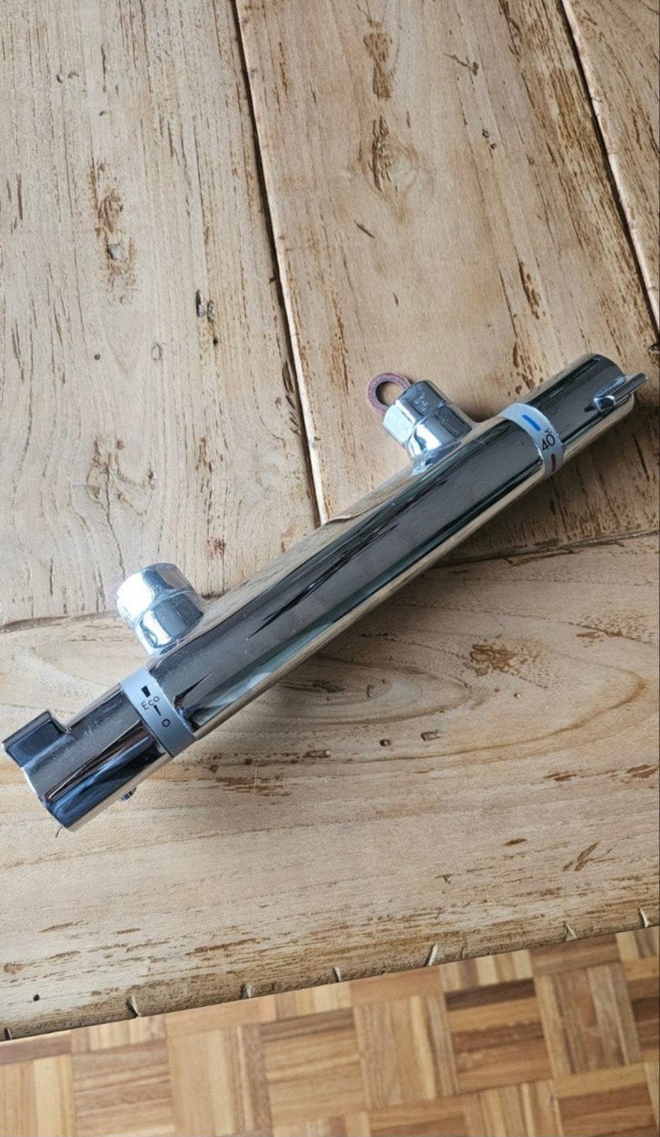 Hans Grohe thermostaatkraan, Ophalen, Zo goed als nieuw, Chroom, Douche