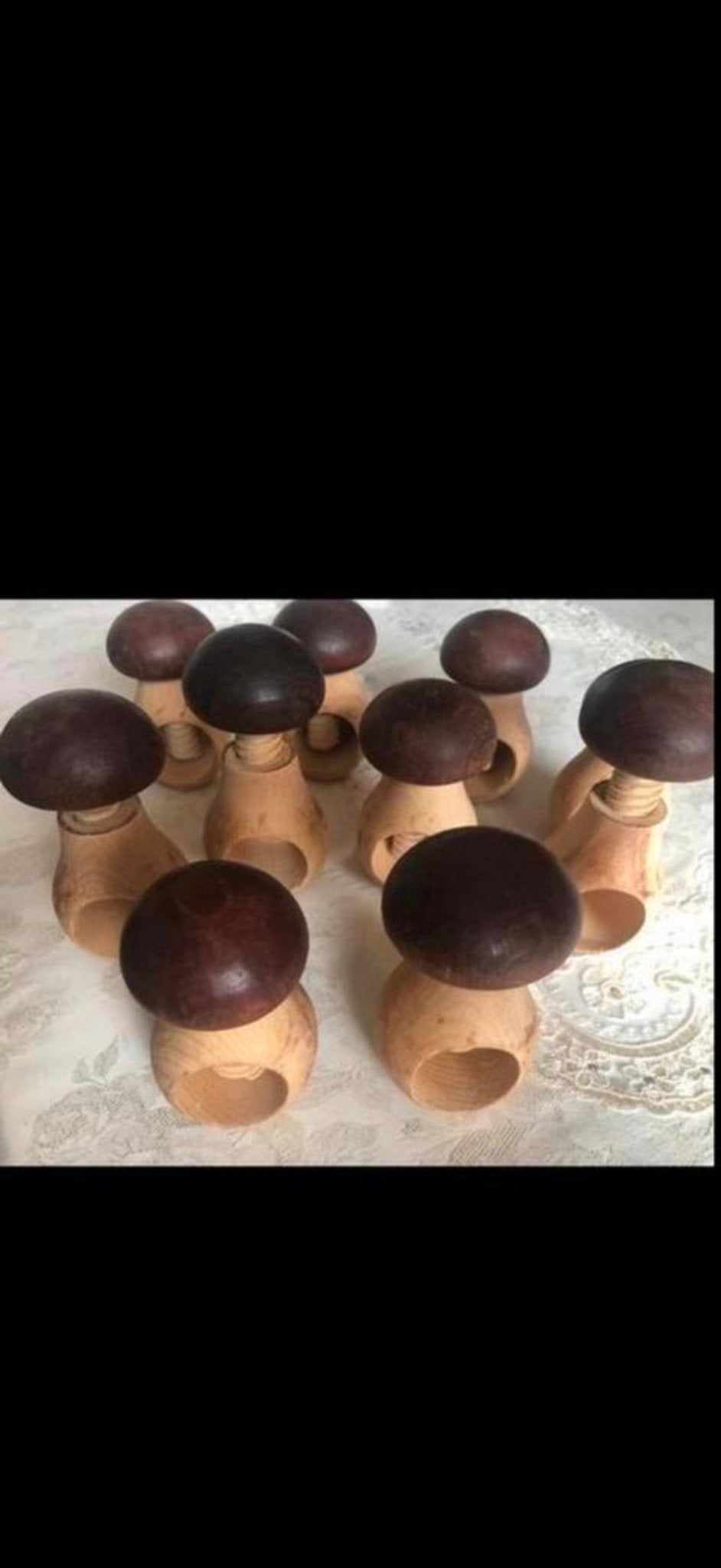 Houten Notenkraker - Paddenstoel Design-Nieuw, Antiek en Kunst, Ophalen of Verzenden