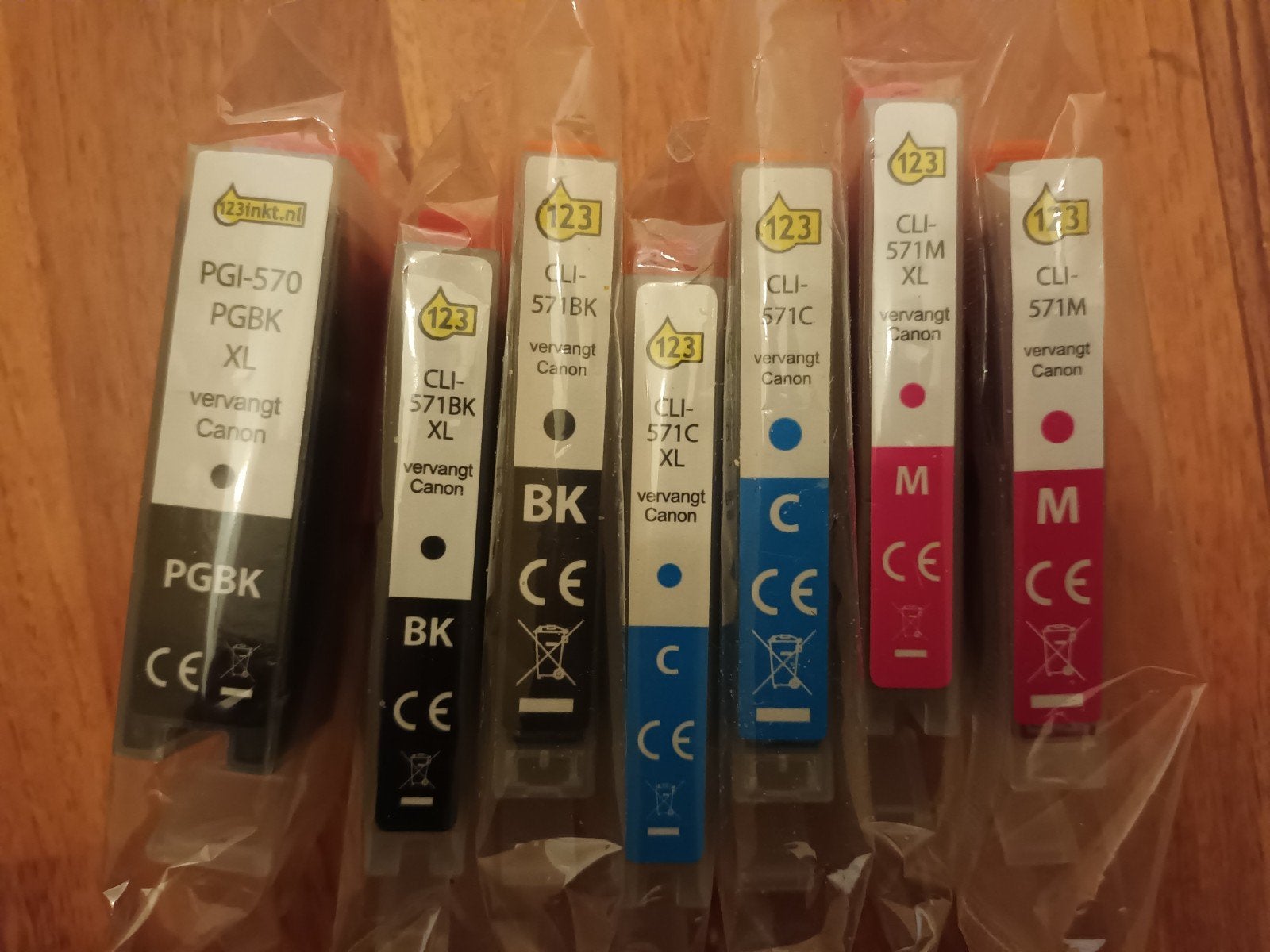 Inktpatroon inkt cartridges inktcartridge vervangt Canon, Computers en Software, Ophalen of Verzenden, Nieuw, Cartridge, 123inkt.nl (vervangt HP/Canon)