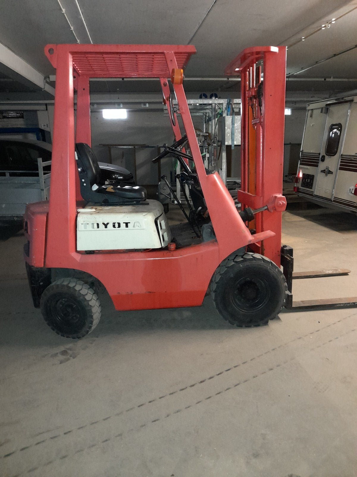 Toyota heftruck benzine, Zakelijke goederen, Machines en Bouw | Heftrucks en Intern transport, Ophalen, Heftruck