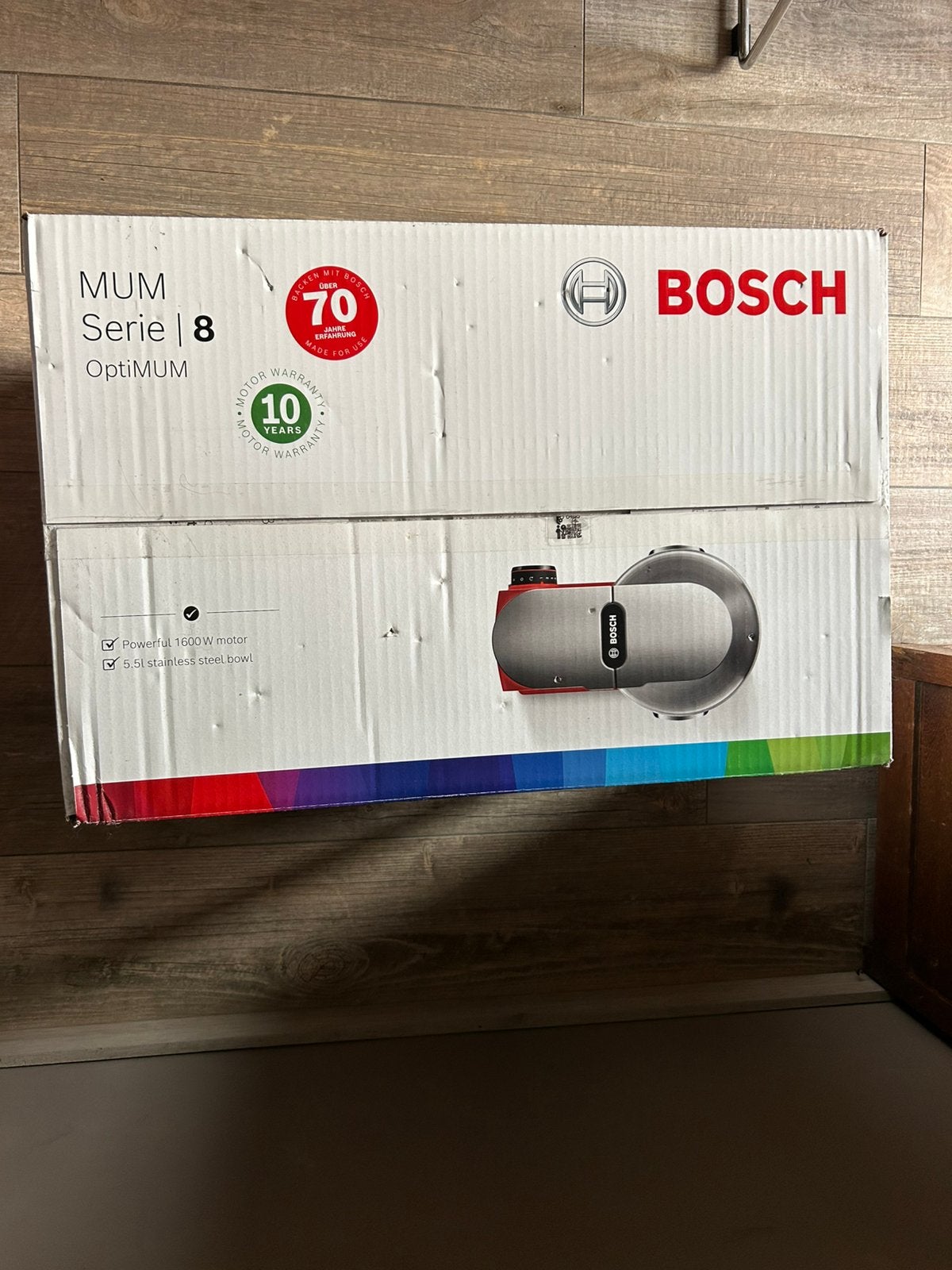 Bosch keukenmachine, MUM8 optimus, 4 liter of meer, Ophalen of Verzenden, Nieuw, 3 snelheden of meer