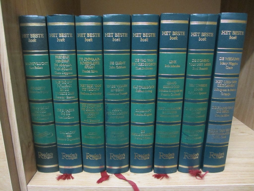 Serie Readers Digest boeken 8-delig Groen, Ophalen of Verzenden, Zo goed als nieuw