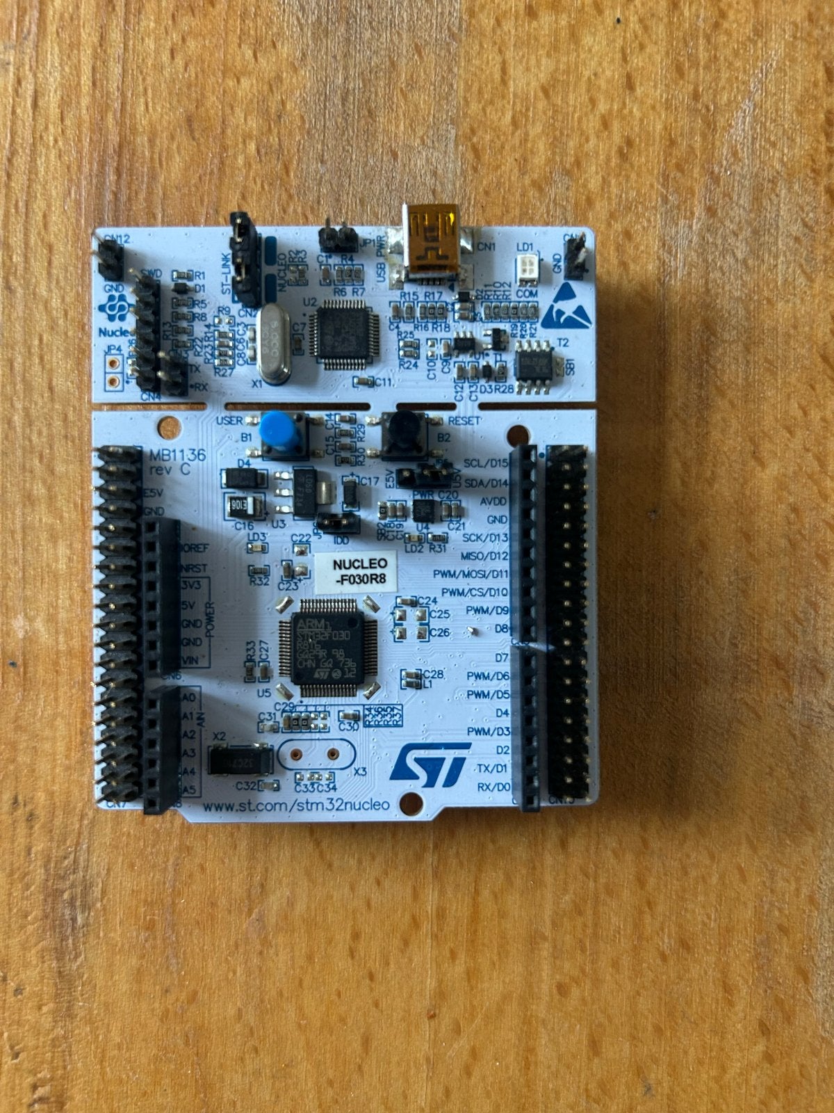 Nucleo-F030R8 STM32 Ontwikkelingsbord, Ophalen of Verzenden, Zo goed als nieuw