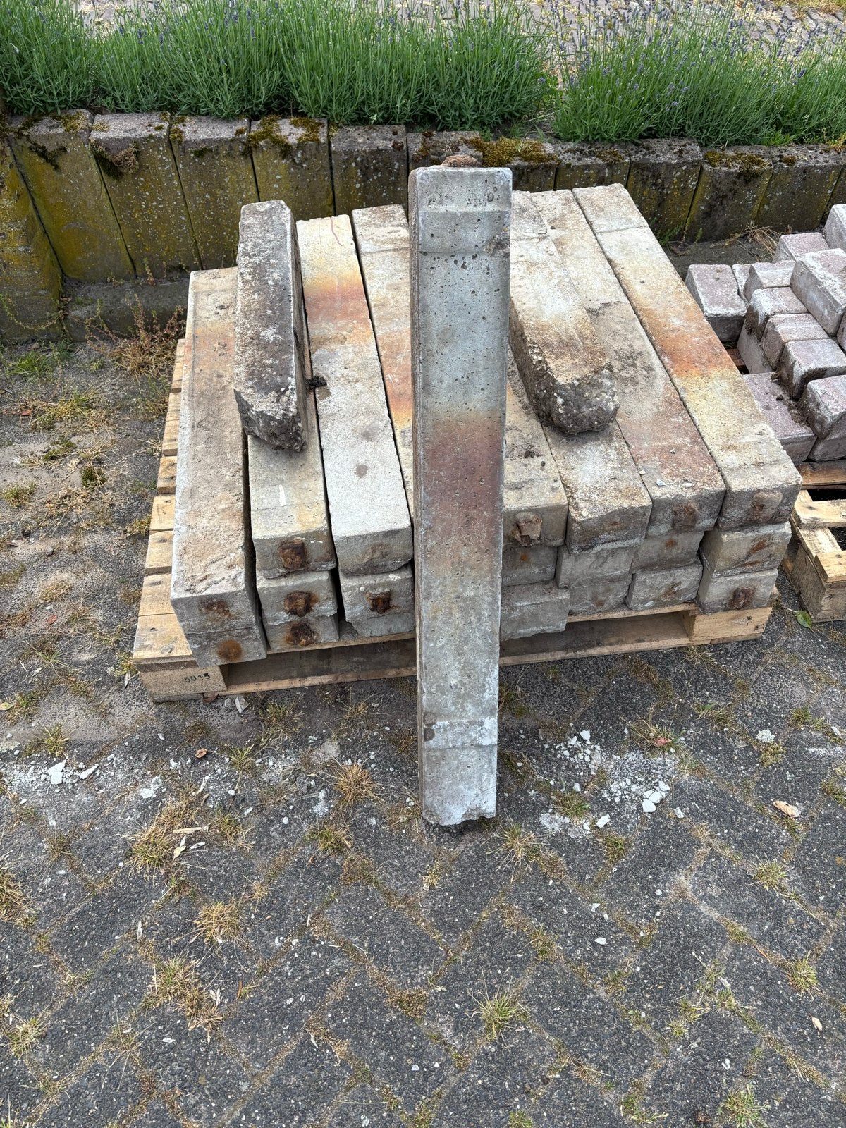 Beton poer poer beton fundering  12x10x100 cm, Ophalen, Gebruikt, Overige typen, 50 mm of meer
