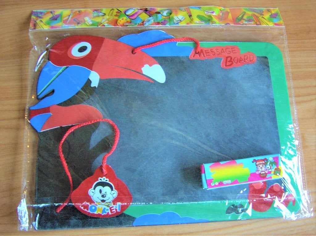 # NIEUW # schoolbordje met sponsje en krijt, Ophalen of Verzenden, Nieuw, Taal en Lezen