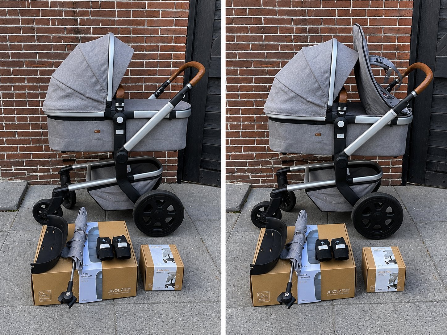 Mooie Jool Day 3 3-in-1 combi-kinderwagen. Zeer complete set, Kinderen en Baby's, Kinderwagens en Combinaties, Gebruikt, Combiwagen