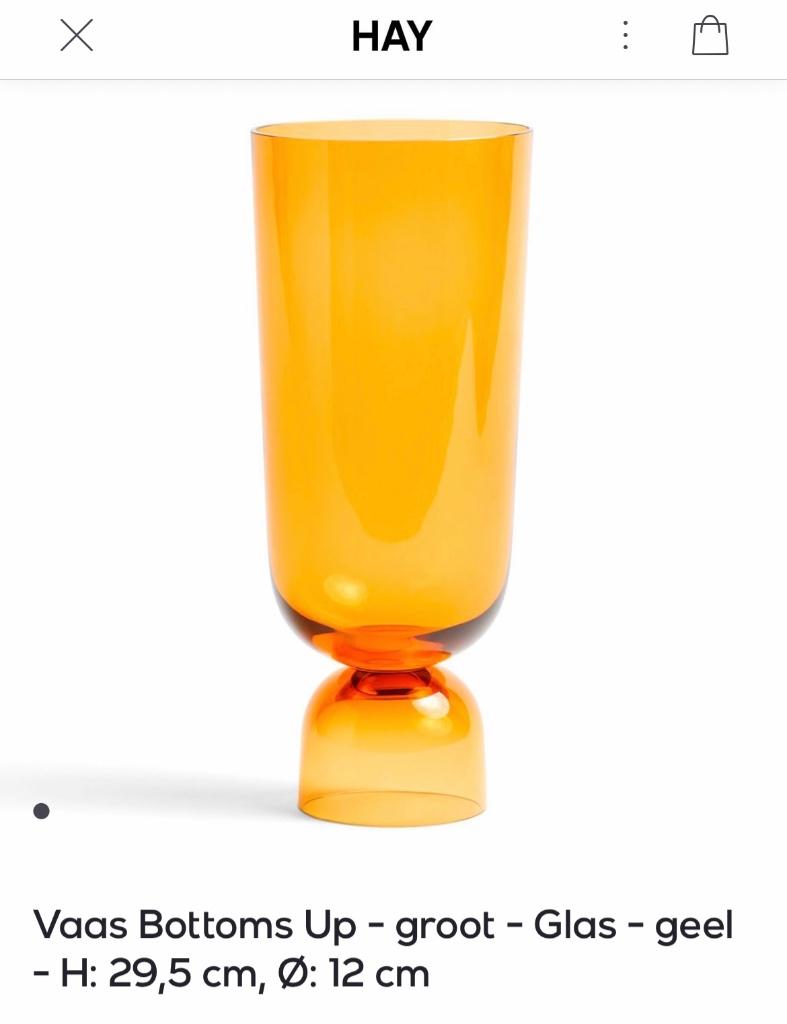 Vaas HAY, Huis en Inrichting, Ophalen, Overige kleuren, Nieuw, Glas
