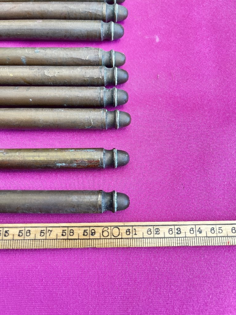 Zware oude messing traproedes, trap roedes, traploper, loper, Ophalen of Verzenden