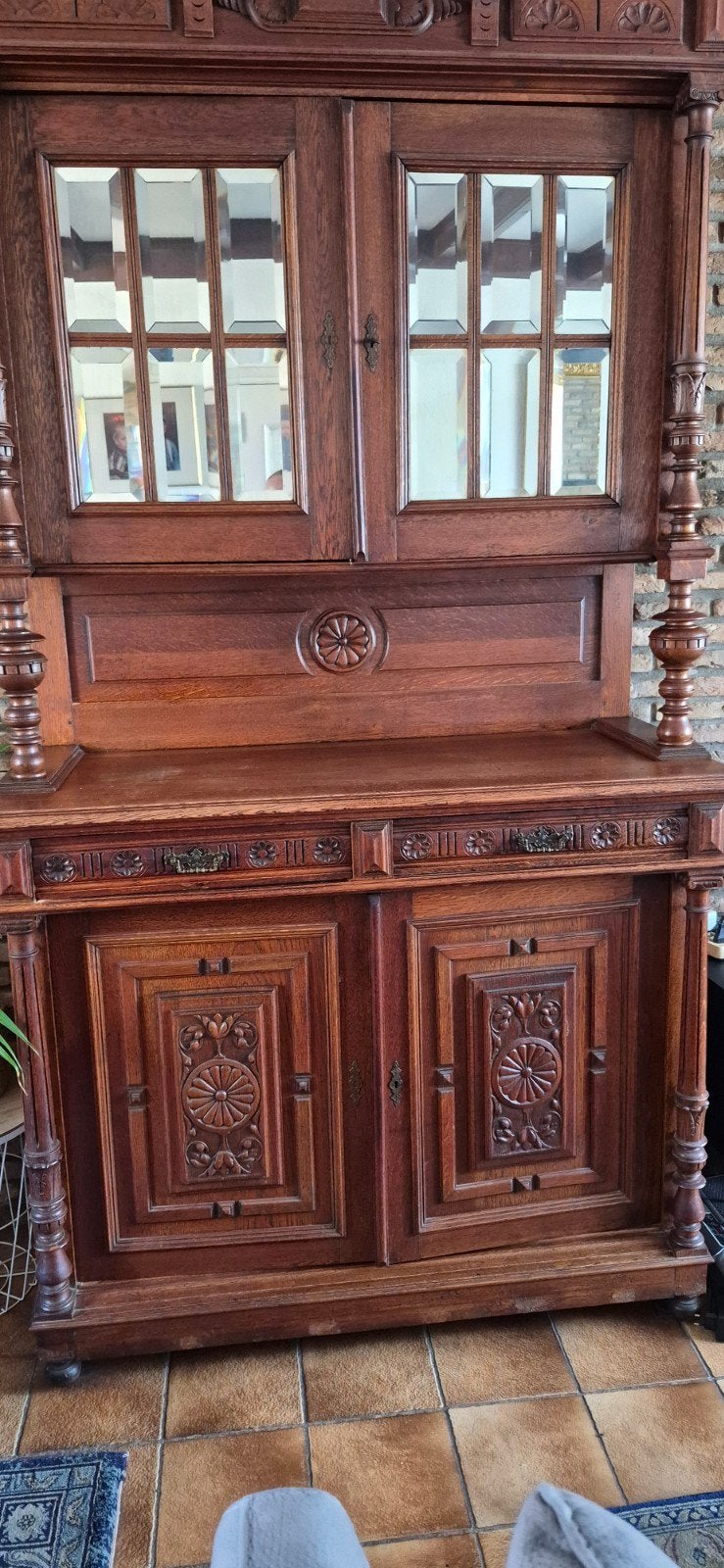 antieke kast, Ophalen of Verzenden