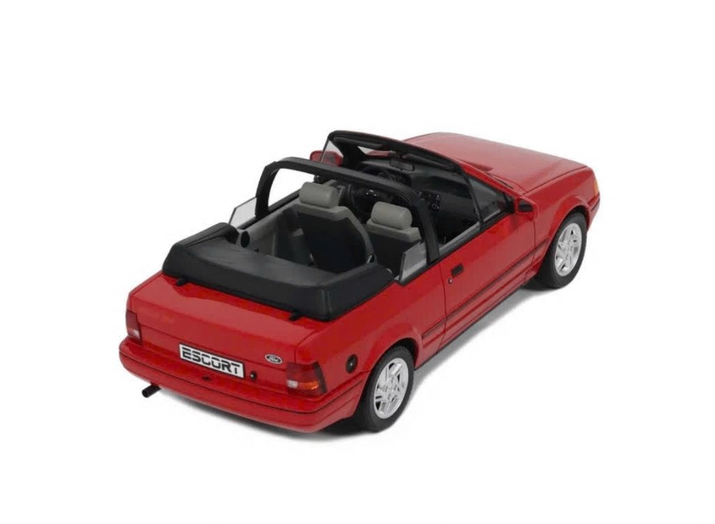Ford Escort Mk4 XR3i Cabrio Rood 1986 1/18 OTTO ref. OT1254, Verzenden, Nieuw, Auto, OttOMobile