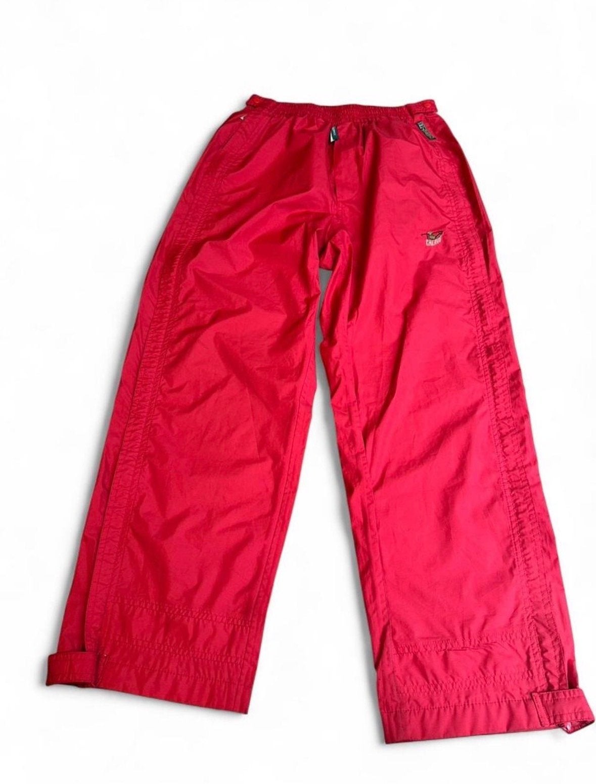 Vintage Chervò Golf Regenbroek Rood - Maat 32x30, Maat 48/50 (M), Overige typen, Ophalen of Verzenden, Gedragen