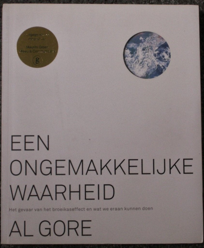 Een ongemakkelijke waarheid Al Gore speciale uitgifte Maurit, Ophalen of Verzenden, Alpha, Zo goed als nieuw, WO