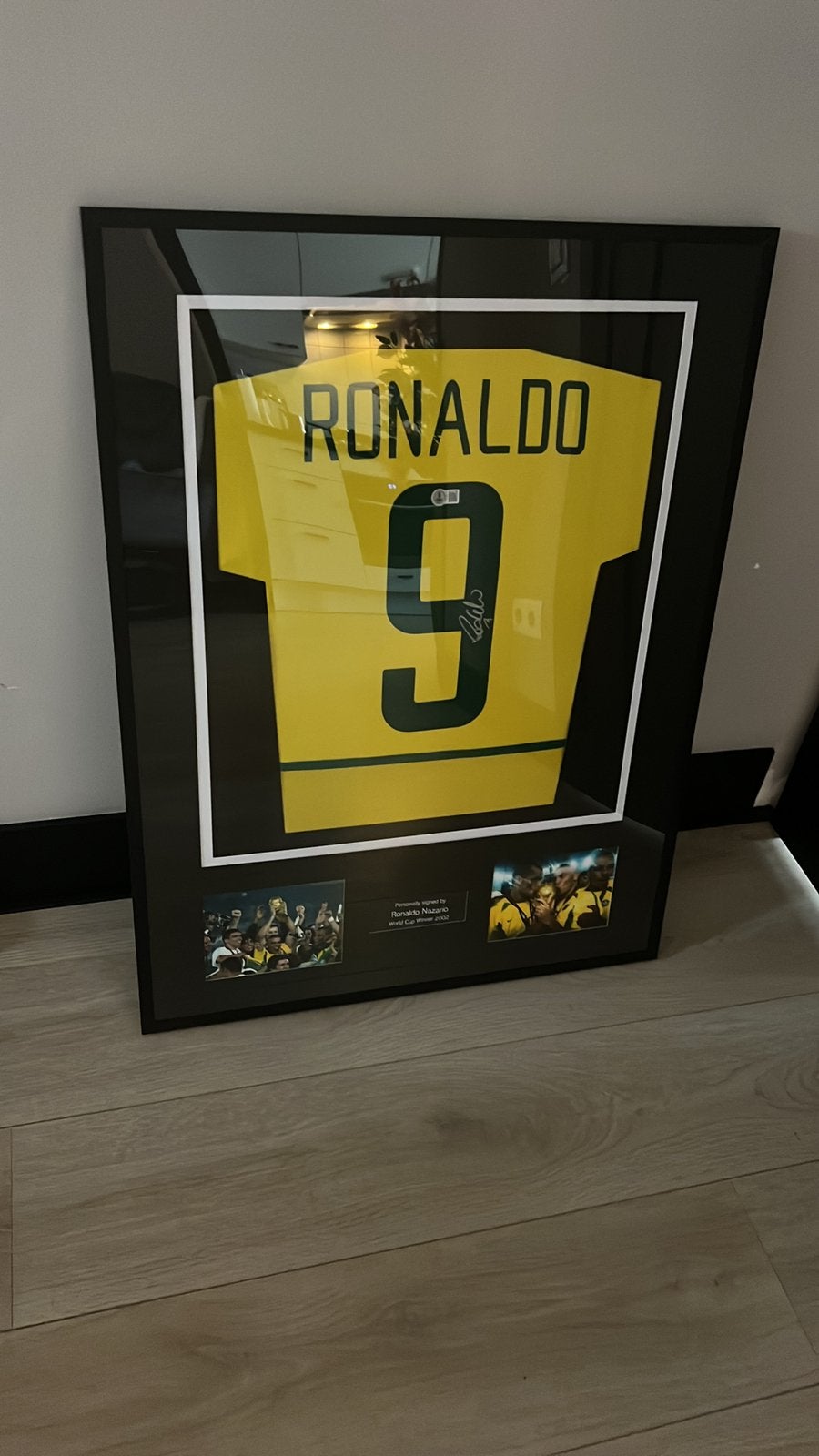 Ronaldo Nazario Lima Wk 2002 Beckett Witnessed, Ophalen, Zo goed als nieuw, Buitenlandse clubs, Shirt