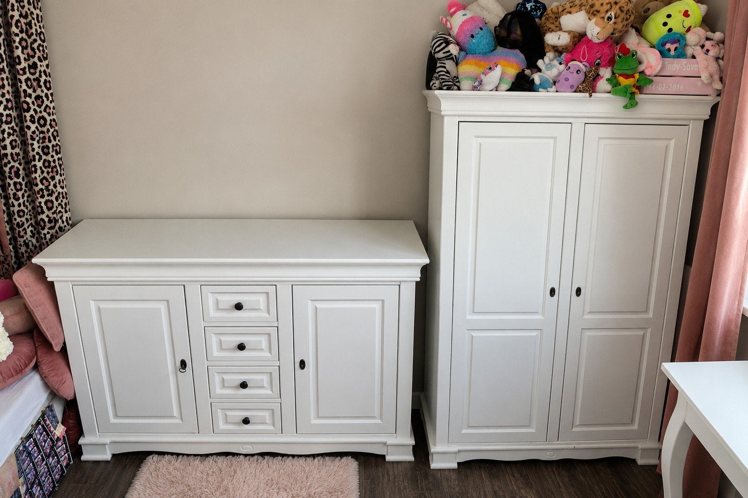 Kidsmill louise de philippe kast + commode, Huis en Inrichting, Kasten | Kledingkasten, Gebruikt, 150 tot 200 cm, 100 tot 150 cm