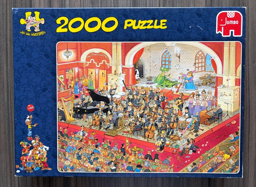 Jan van Haasteren; De Opera - 2000 stukjes, Hobby en Vrije tijd, Denksport en Puzzels, Ophalen of Verzenden, Meer dan 1500 stukjes