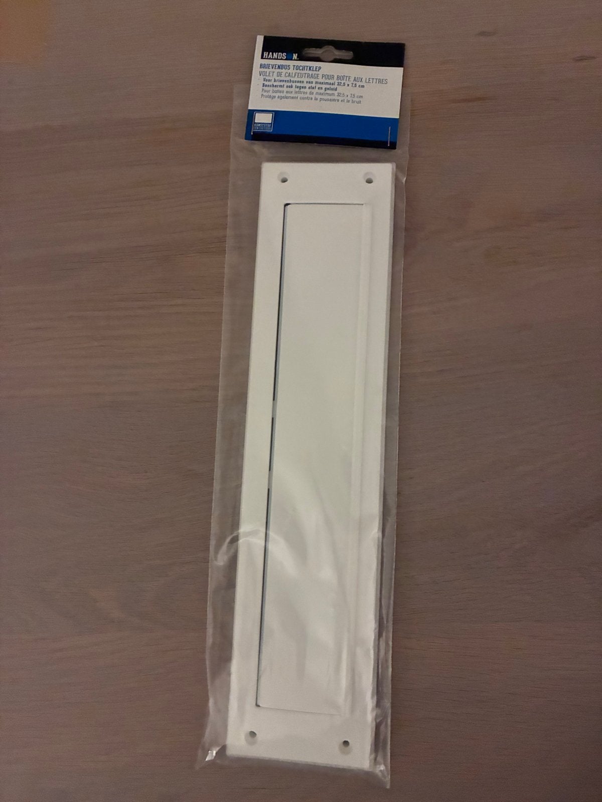 Handson Brievenbus Tochtklep Wit - Nieuw in verpakking, Tuin en Terras, Kunststof, Brievenbusklep, Nieuw, Ophalen of Verzenden