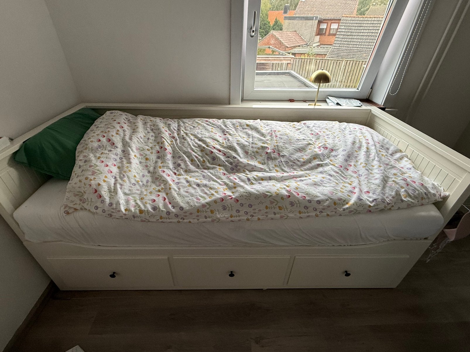Uitschuifbaar bed met nieuwe matrassen