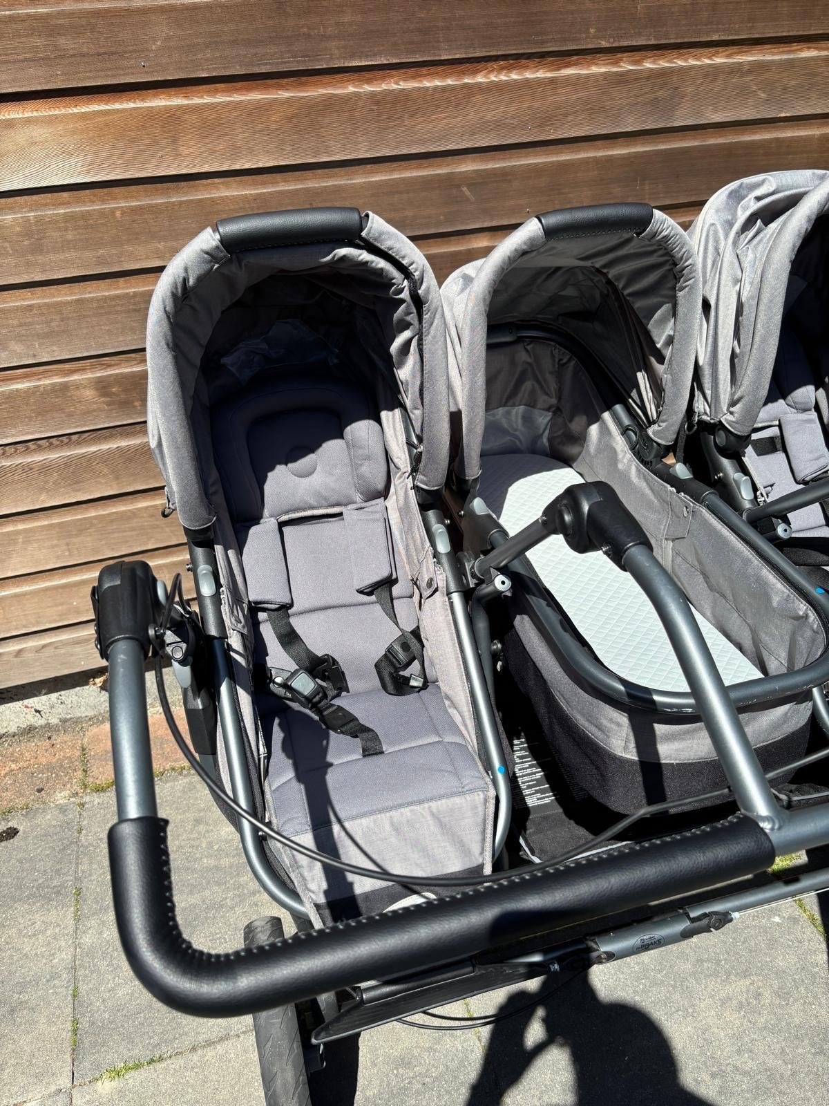TFK Trio Buggy - Drielingwagen met reiswiegen en accessoires, Kinderen en Baby's, Gebruikt, Duowagen, Combiwagen, Ophalen