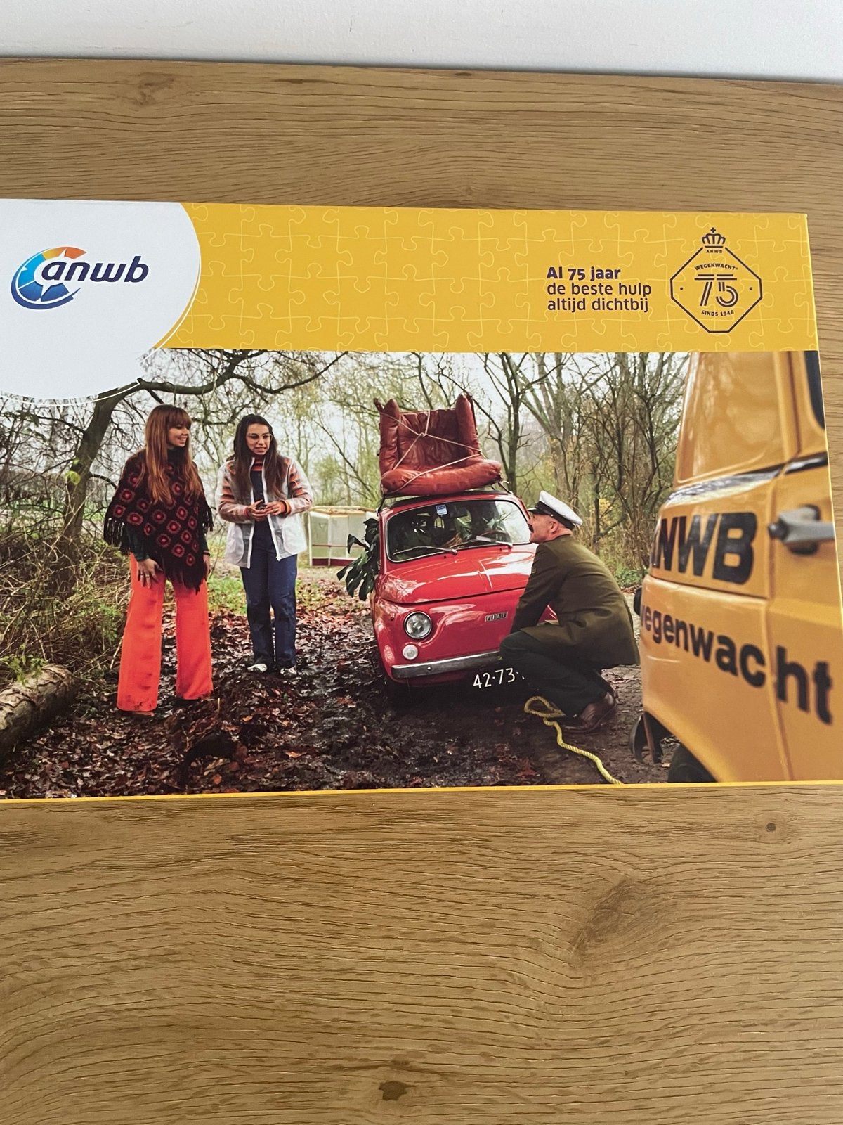 ANWB Wegenwacht Jubileum Puzzel 1000 stukjes, Ophalen, 500 t/m 1500 stukjes, Nieuw, Legpuzzel