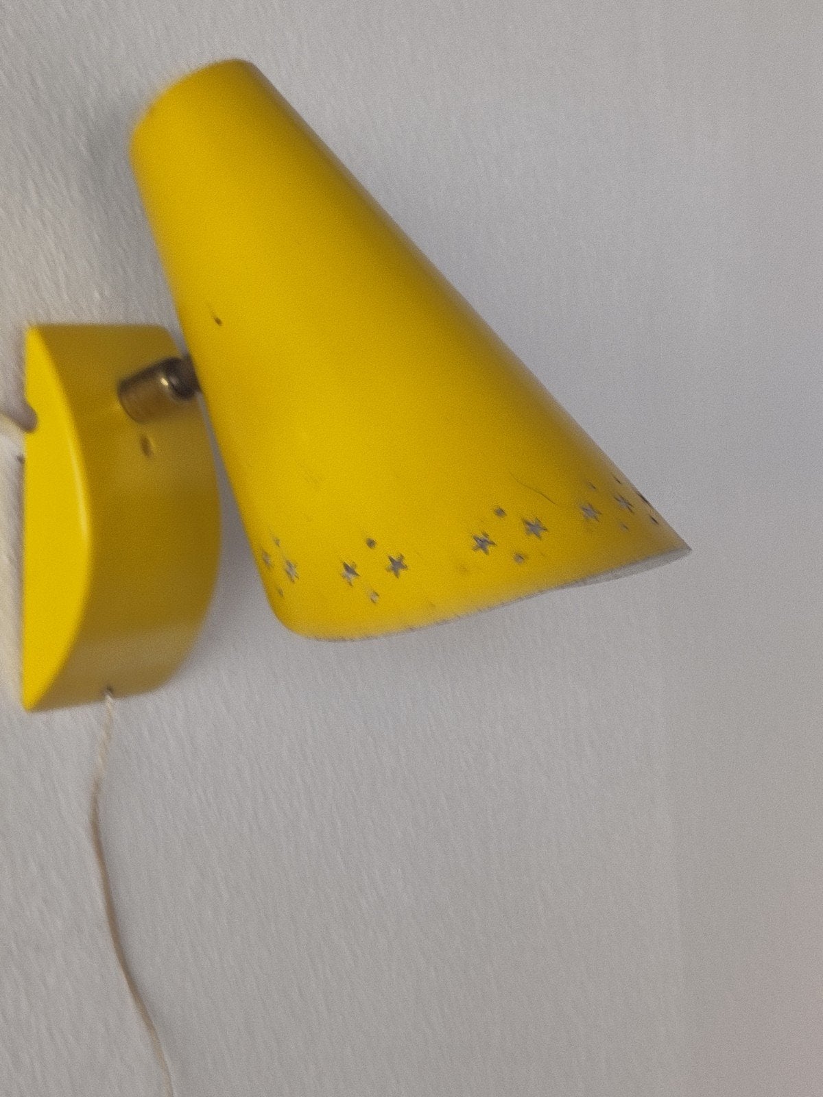 Vintage wandlamp lampje in vrolijke kleuren muur lamp, Huis en Inrichting, Lampen | Wandlampen, Gebruikt, Philips, ., Ophalen of Verzenden