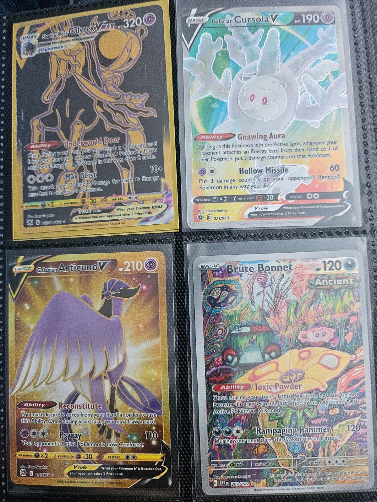 Pokémon Kaarten Collectie - Mewtwo, Venusaur, VMAX, V, Ophalen of Verzenden, Gebruikt, Meerdere kaarten
