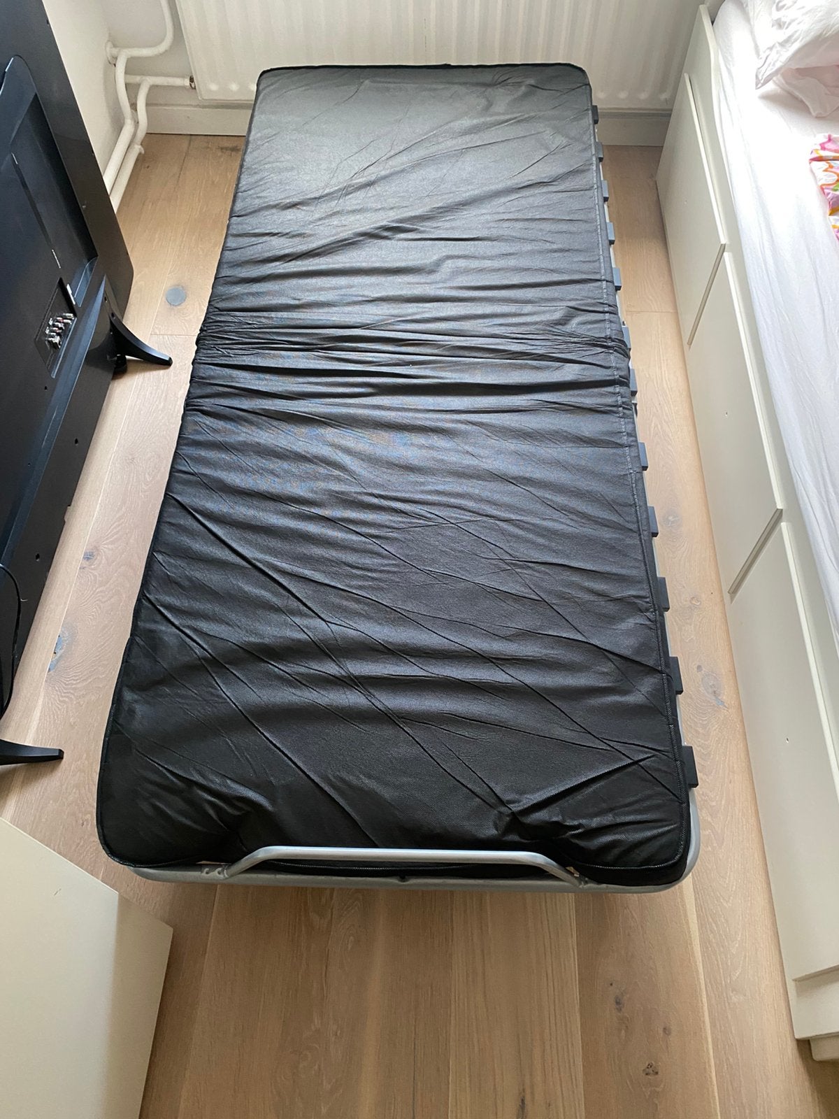 Opklapbed, Ophalen, Eenpersoons, 190 cm of minder, Zo goed als nieuw