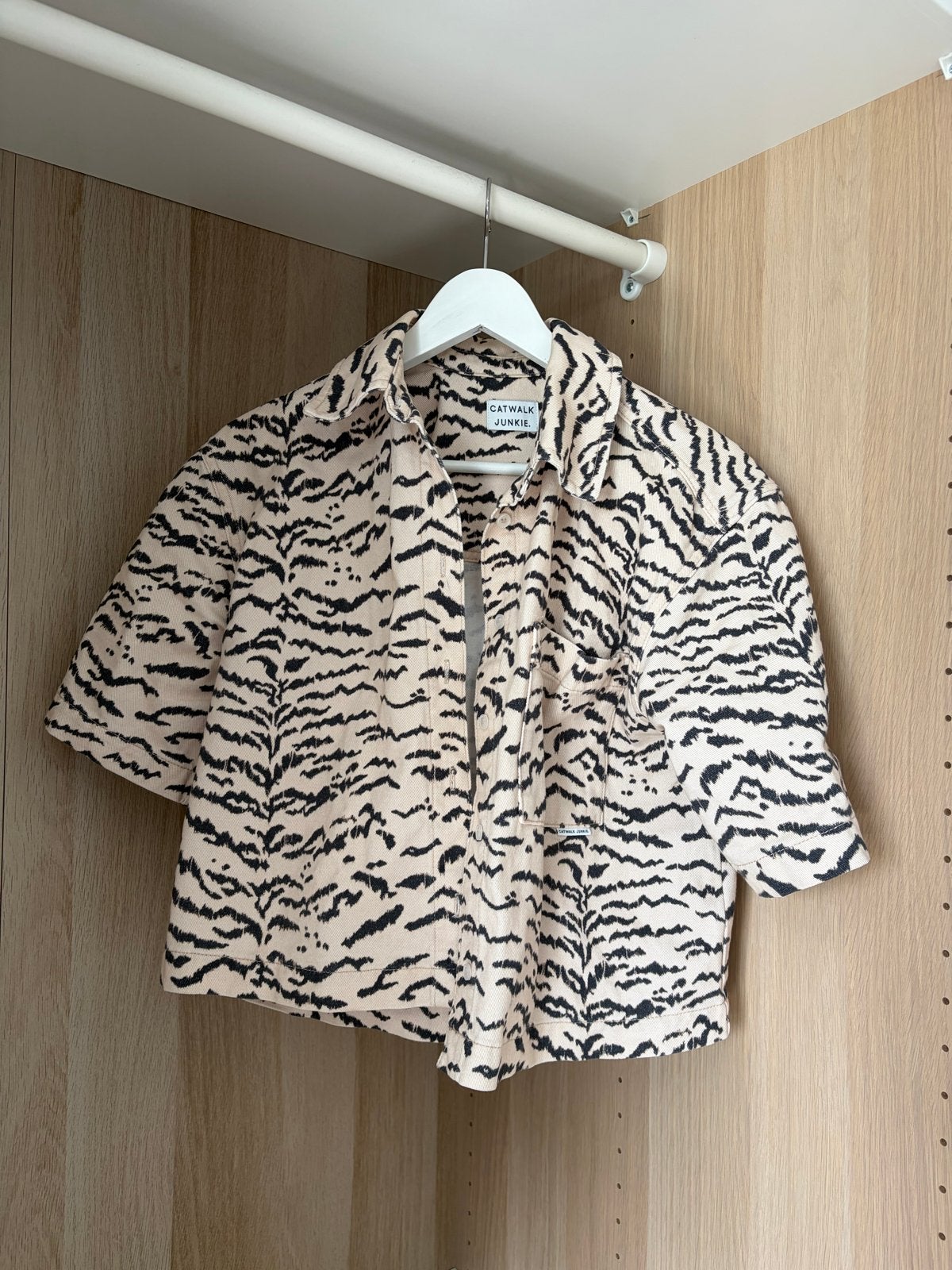 Spijkerjas creme Catwalk Junkie maat 36, Ophalen of Verzenden, Zo goed als nieuw, Maat 36 (S), Meerkleurig