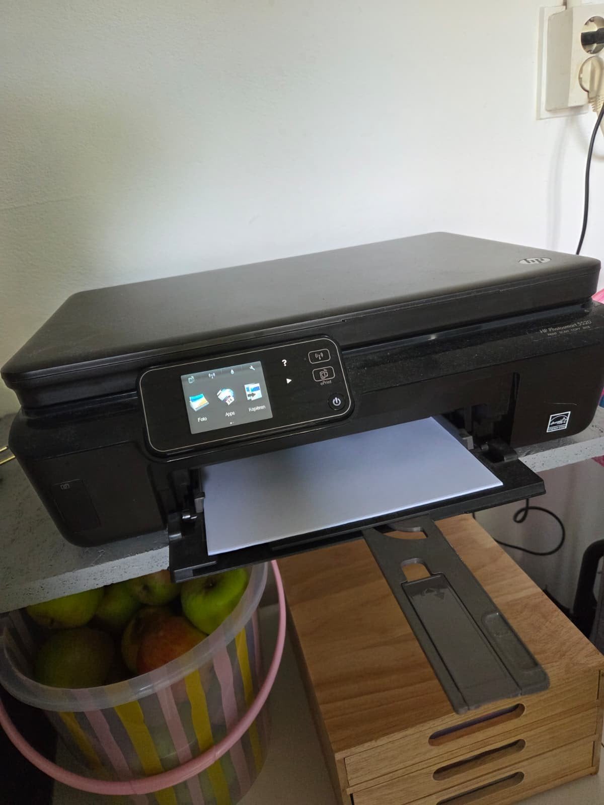 HP Photosmart 5520 All-in-One Printer - Draadloos & Kleur, Computers en Software, Kleur printen, Gebruikt, Inkjetprinter, All-in-one