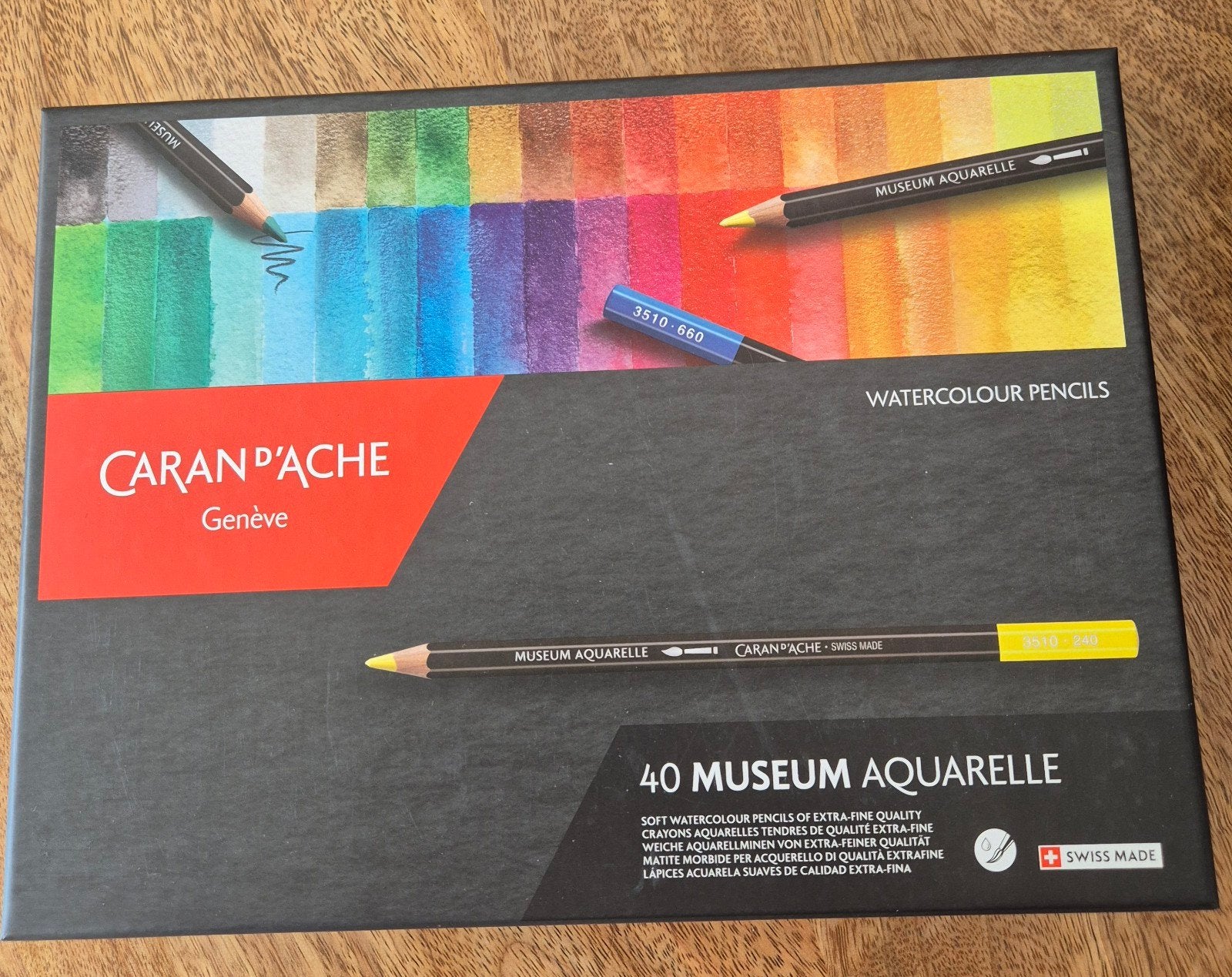Caran d'Ache Museum Aquarel Potloden Set (40+36 stuks), Ophalen of Verzenden, Zo goed als nieuw