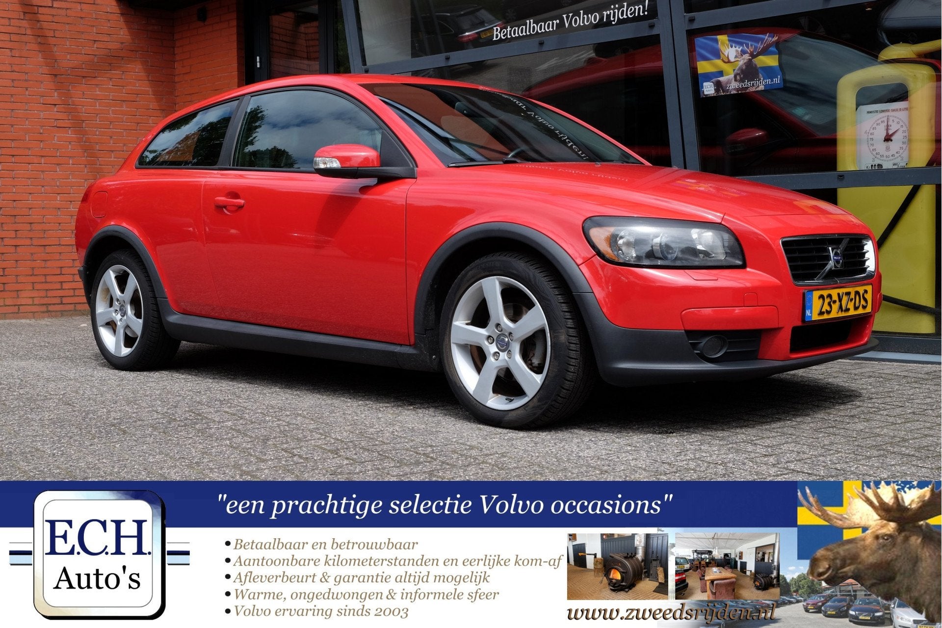 Volvo C30 1.8 Summum, Leer, Stoelverwarming, Trekhaak, Xenon, Auto's, Volvo, 125 pk, Gebruikt, 4 cilinders, Met garantie (alle)