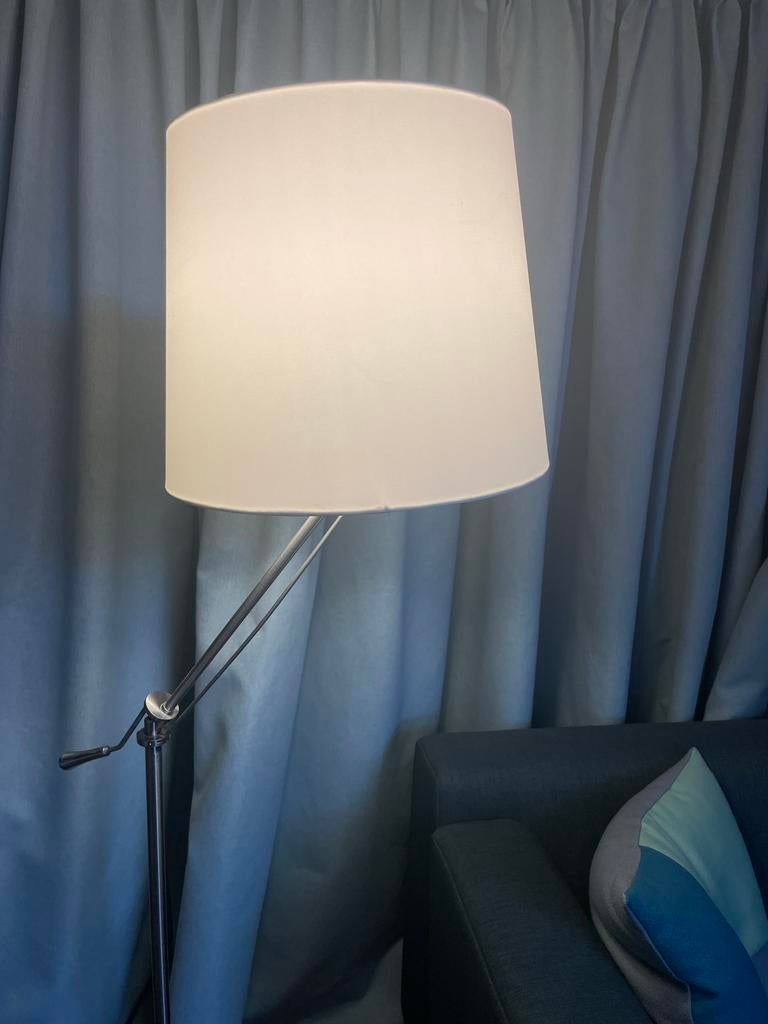 Mooie staande designlamp van het merk Sompex, Ophalen, Gebruikt, Stof, Modern