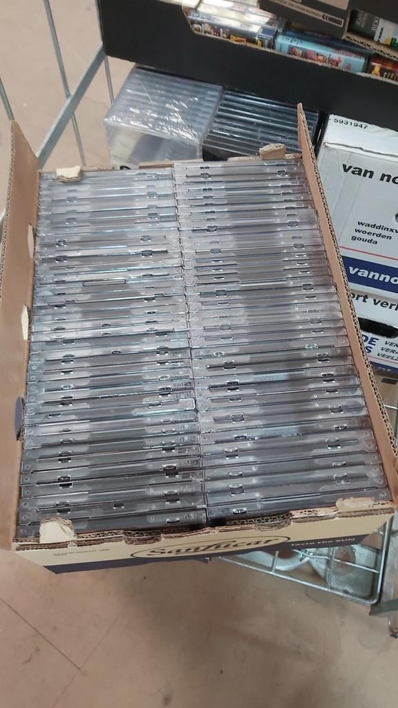 Cd doosjes jewelcase 75 stuks voor 2 cd's, Cd's en Dvd's, Cd's | Overige Cd's, Gebruikt, Ophalen
