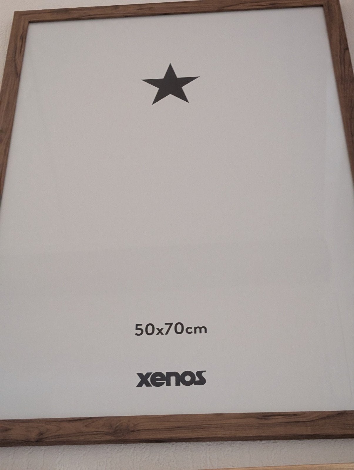 Xenos fotolijst 50x70cm houtkleur, Bruin, Ophalen of Verzenden, Zo goed als nieuw, Fotolijst