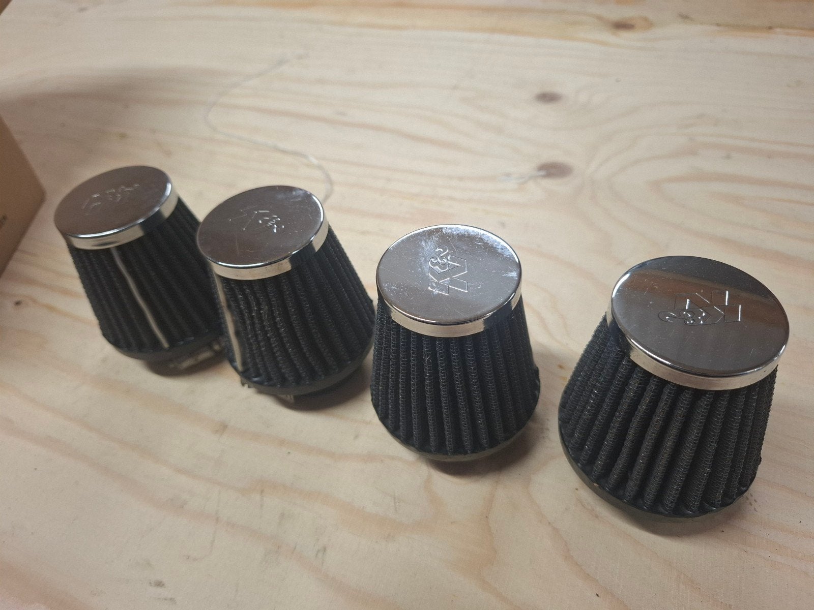 K&N luchtfilters 40 mm 4-cylinder kawasaki suzuki hond, Motoren, Ophalen of Verzenden, Gebruikt