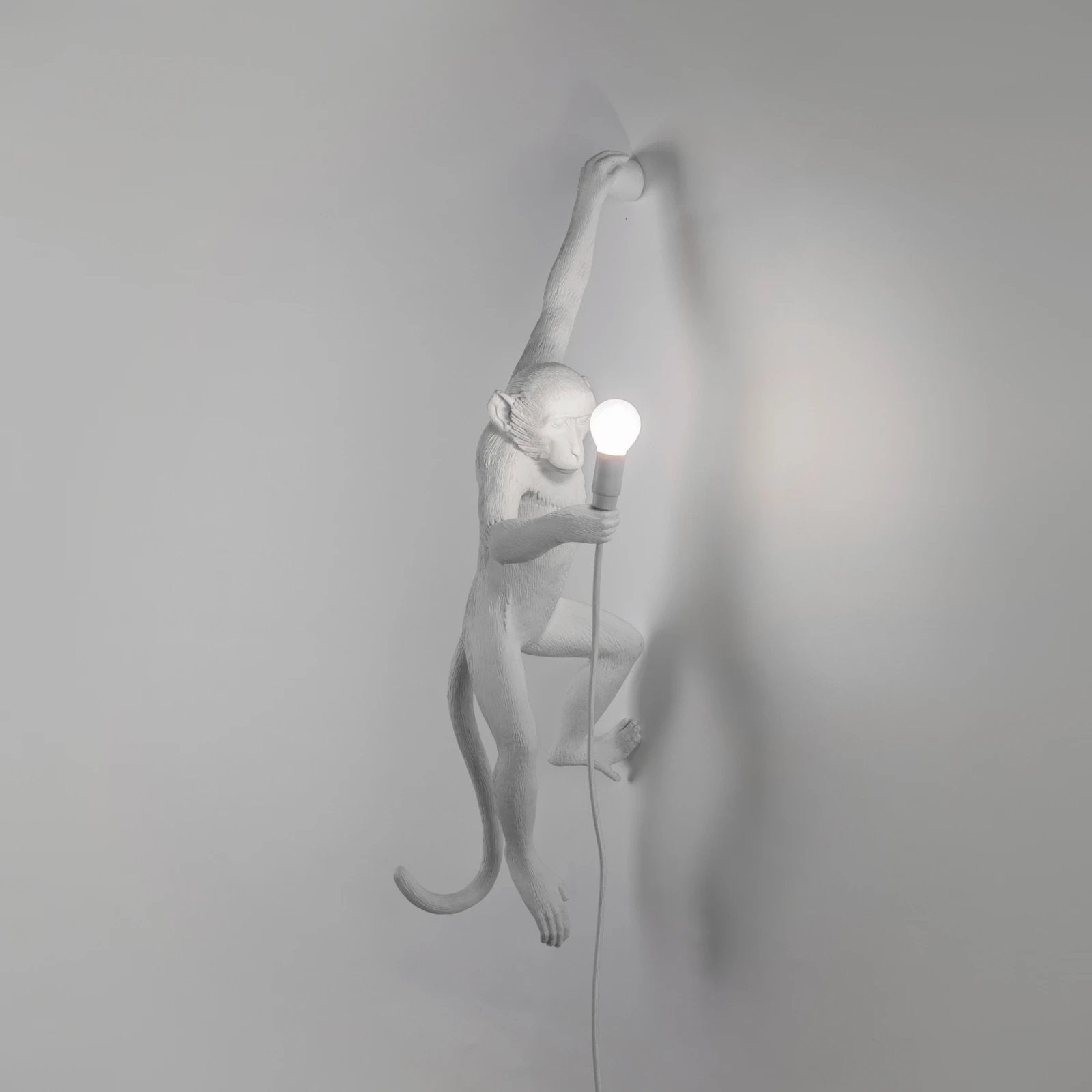 Witte Apenlamp Wandlamp - seletti, Ophalen, Zo goed als nieuw