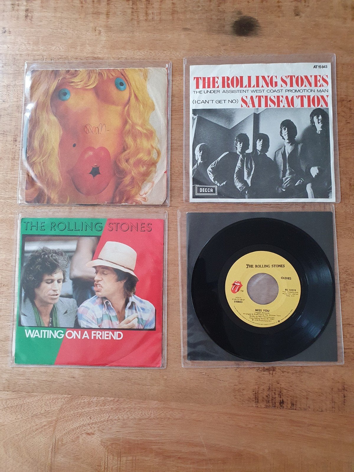 Rolling Stones singles vinyl, Ophalen of Verzenden, Zo goed als nieuw, Pop