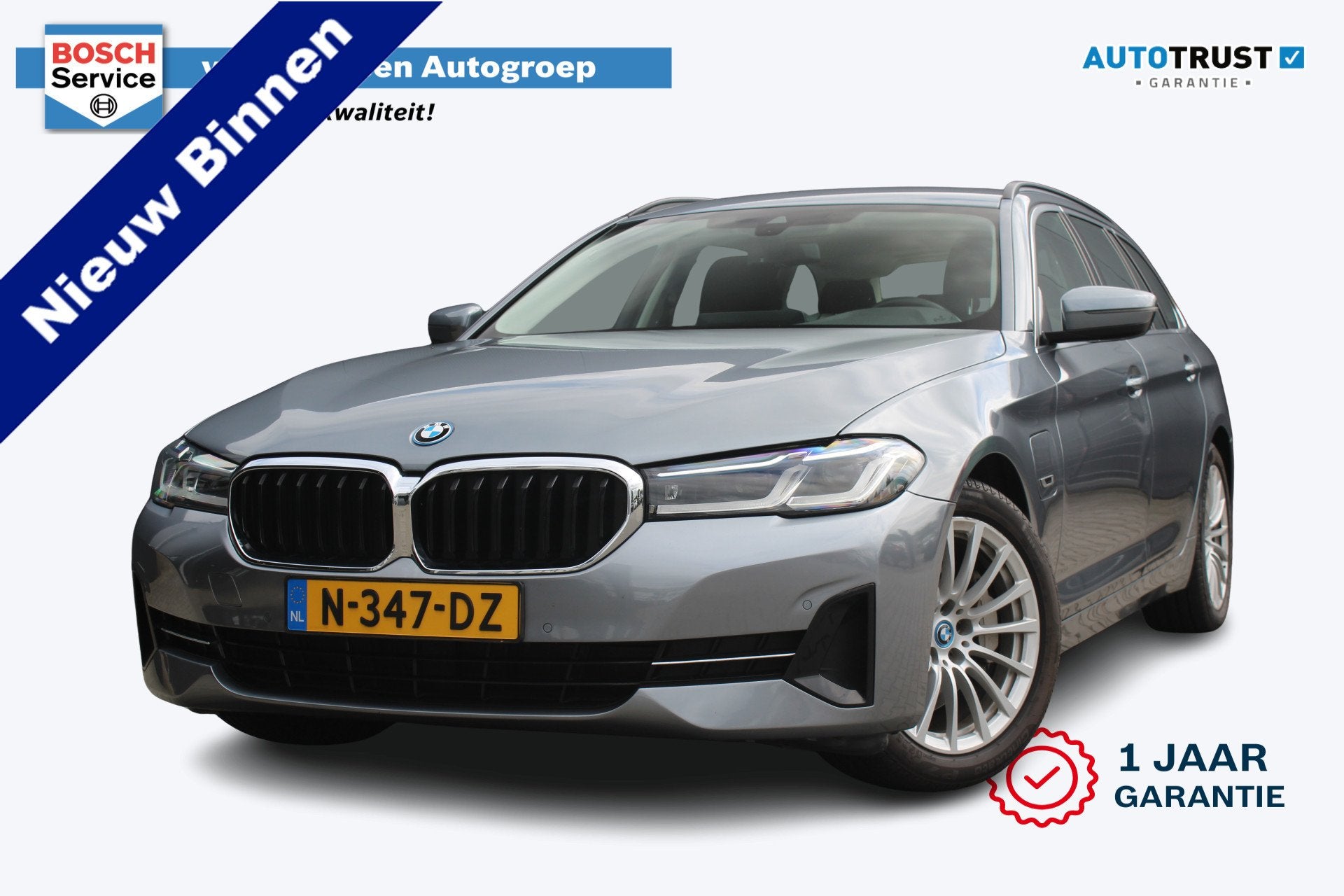 BMW 5 Serie Touring 530e Business Edition Plus | Incl. 12 ma, Auto's, BMW, Achterwielaandrijving, Gebruikt, 4 cilinders, Automatische klimaatregeling