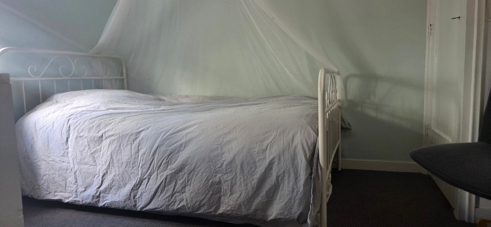 Meidenbed twijfelaar, Huis en Inrichting, Slaapkamer | Slaapbanken, Ophalen, Twijfelaar, Wit, 120 cm