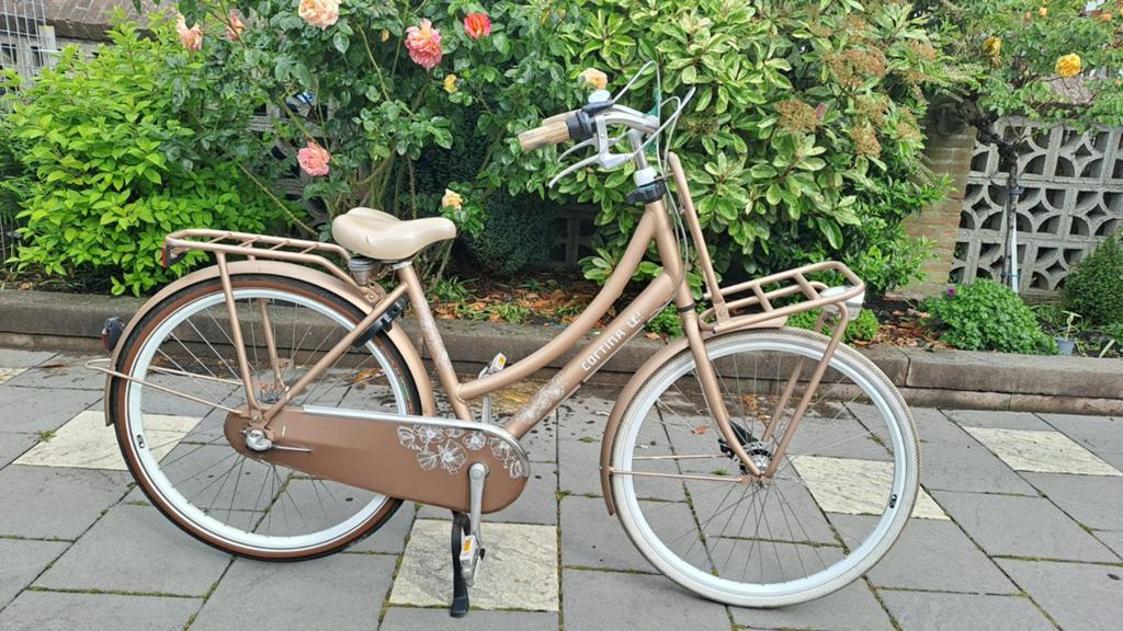 Cortina U4 Transportfiets Dames, Overige merken, Gebruikt, Velgrem, 47 tot 50 cm