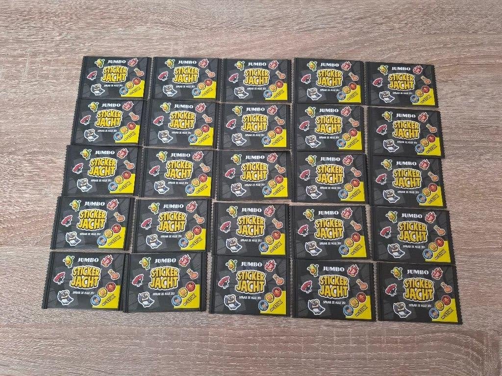 25 dichte jumbo jacht stickers, Verzamelen, Jumbo, Ophalen of Verzenden