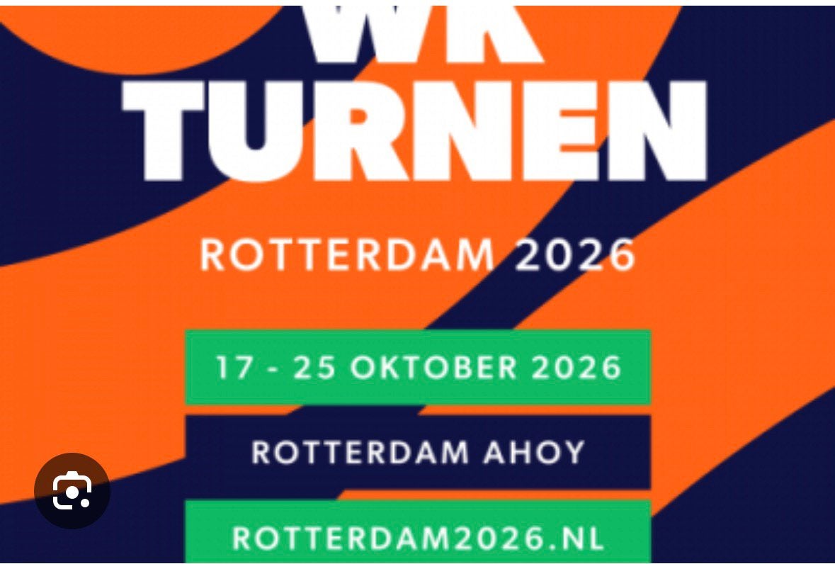 1 ticket WK turnen zondag 25 oktober, Ophalen