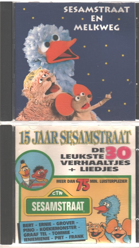 Sesamstraat 4 cd's - foto's, Ophalen of Verzenden, Zo goed als nieuw, Verhaal of Sprookje, 6 tot 9 jaar