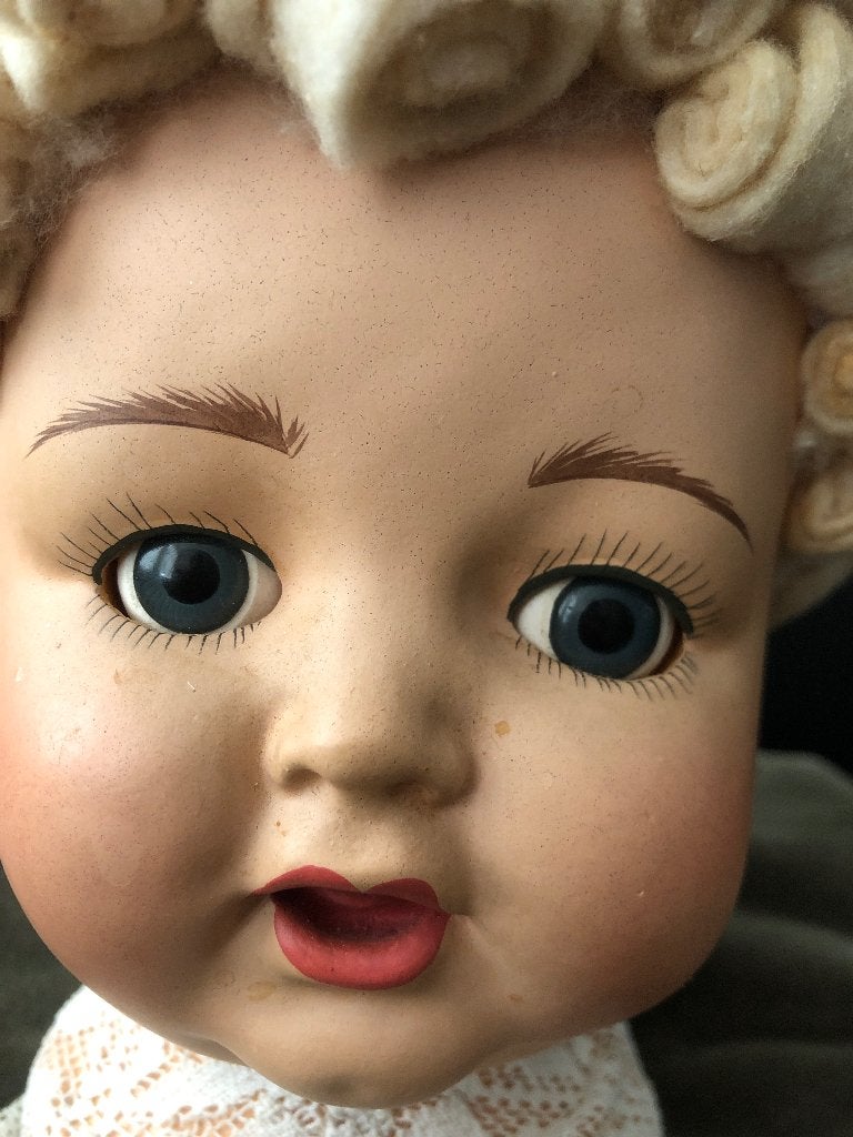 vintage etalage kinderhoofdje, Ophalen of Verzenden