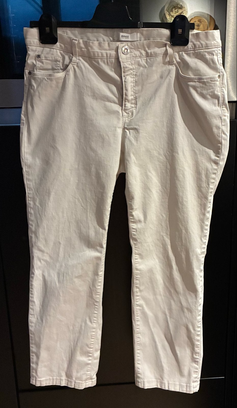 Brax Feel Good Broek Dames Wit Maat 44, Wit, Maat 42/44 (L), Ophalen of Verzenden, Zo goed als nieuw
