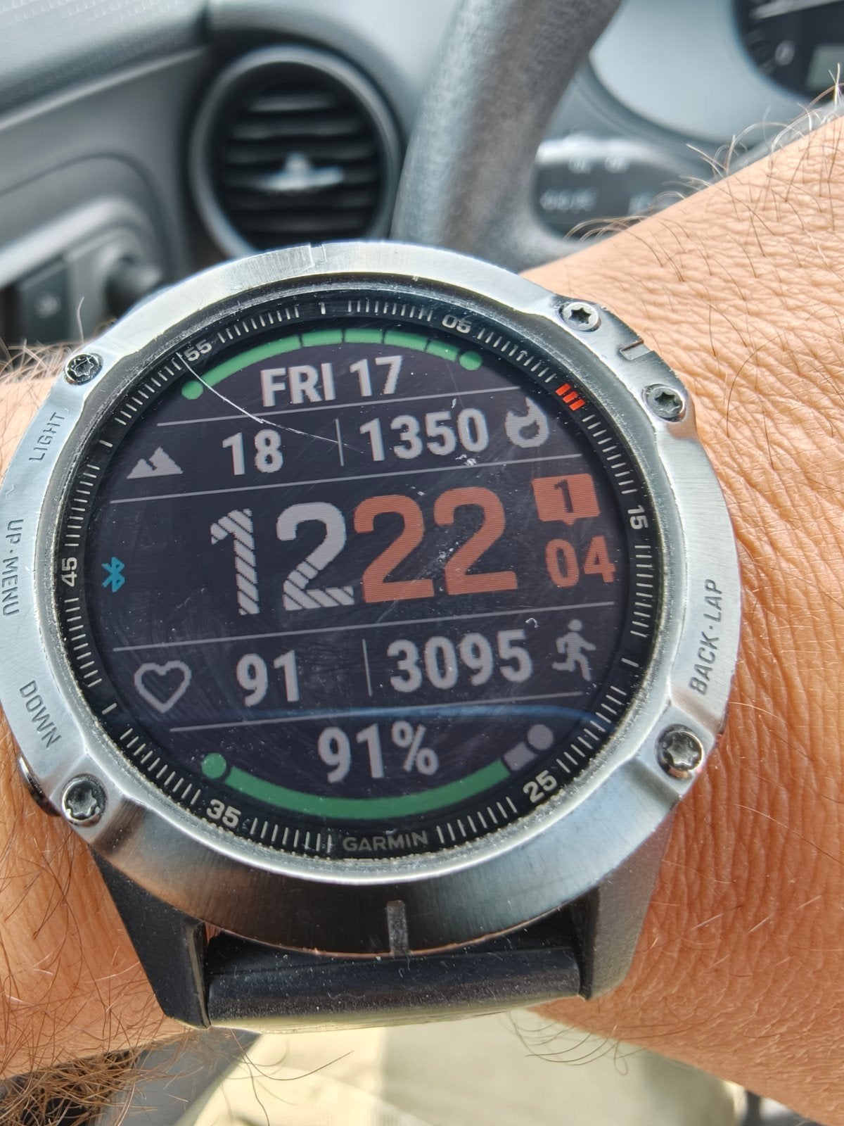 Garmin Fenix 6 Pro Smartwatch, Sieraden, Tassen en Uiterlijk, Sporthorloges, Gebruikt, GPS, Zwart, Garmin